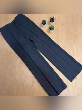 Basler Black Label German Luxury Brand Lightweight Wool Straight Leg Pants